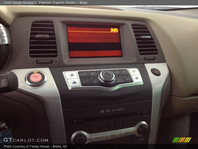 Platinum Graphite Metallic / Beige 2009 Nissan Murano S