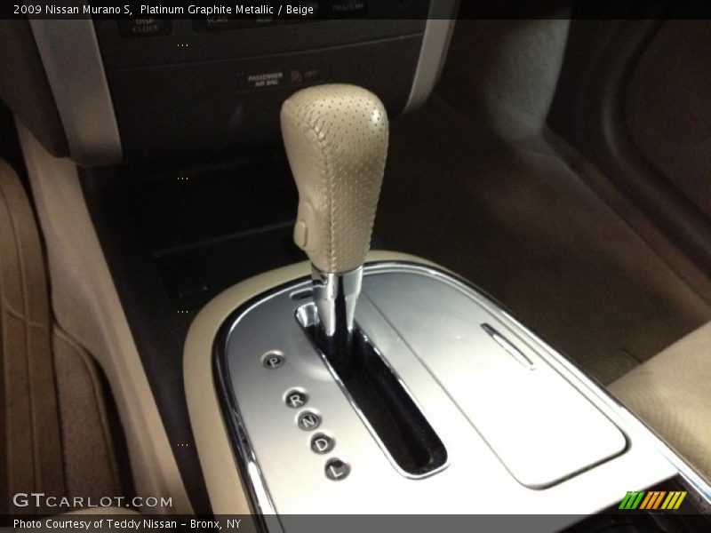 Platinum Graphite Metallic / Beige 2009 Nissan Murano S