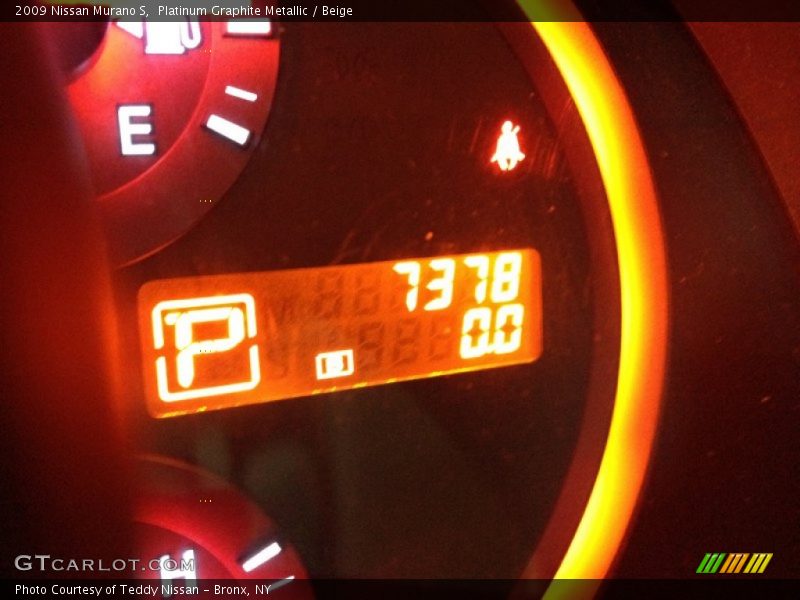 Platinum Graphite Metallic / Beige 2009 Nissan Murano S