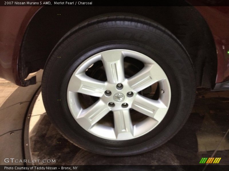 Merlot Pearl / Charcoal 2007 Nissan Murano S AWD
