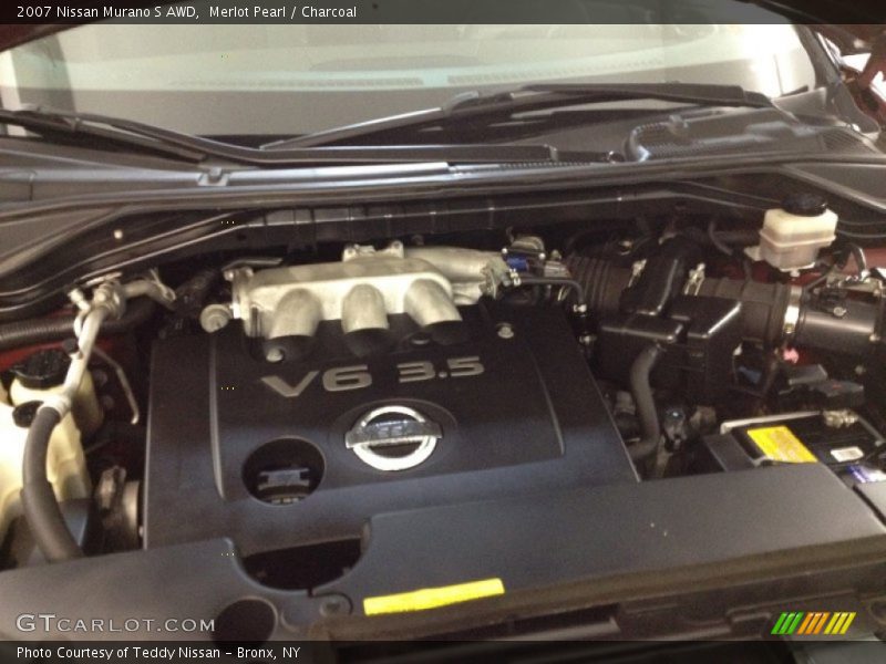 Merlot Pearl / Charcoal 2007 Nissan Murano S AWD
