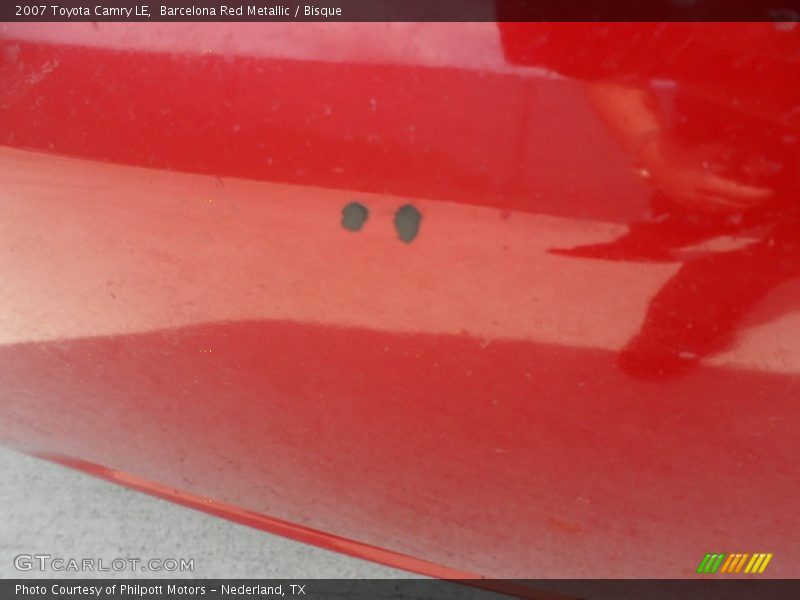 Barcelona Red Metallic / Bisque 2007 Toyota Camry LE