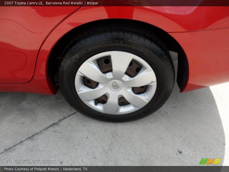 Barcelona Red Metallic / Bisque 2007 Toyota Camry LE