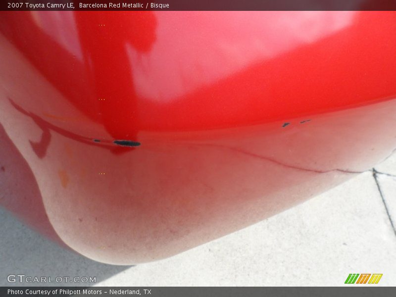 Barcelona Red Metallic / Bisque 2007 Toyota Camry LE