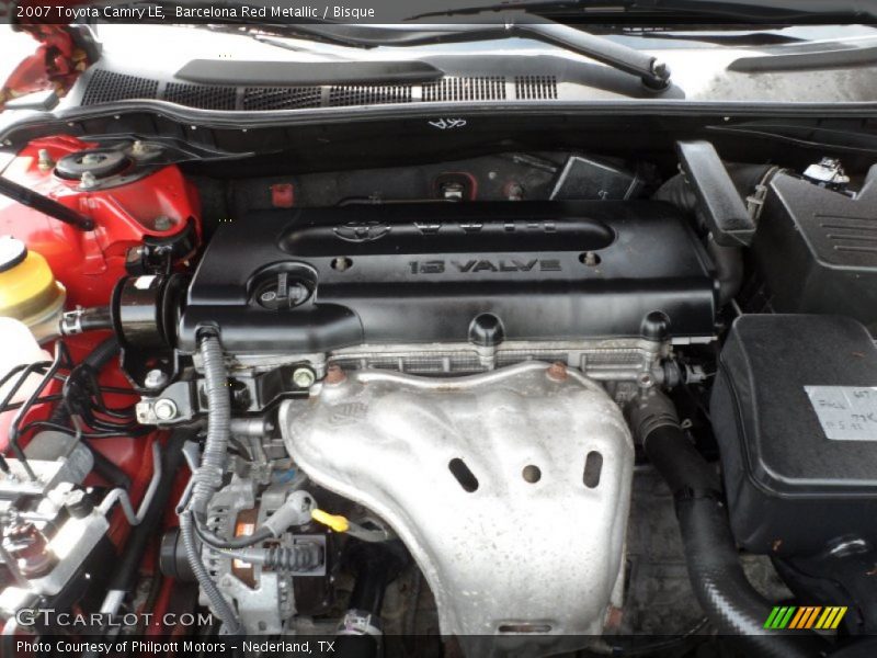 Barcelona Red Metallic / Bisque 2007 Toyota Camry LE