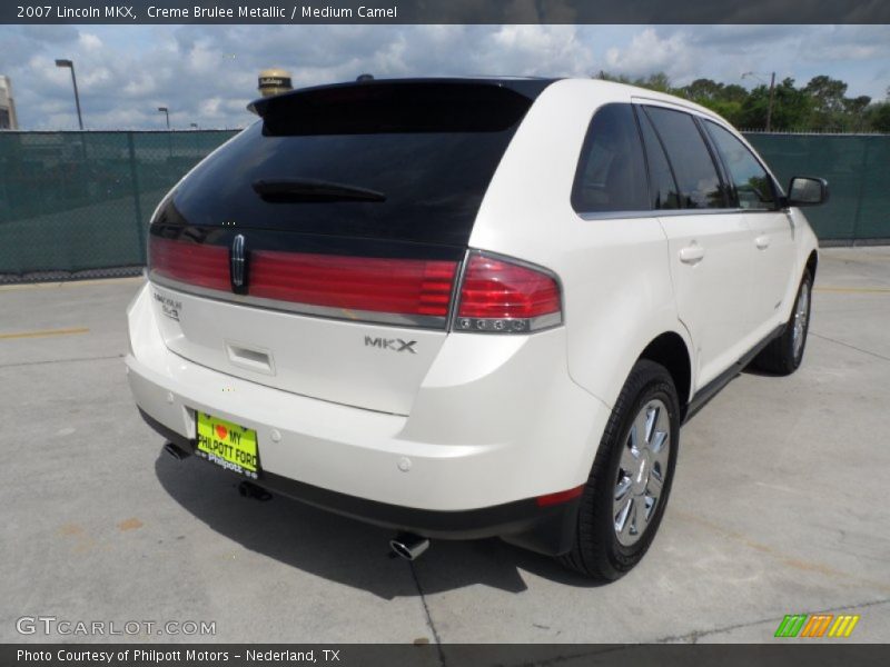Creme Brulee Metallic / Medium Camel 2007 Lincoln MKX