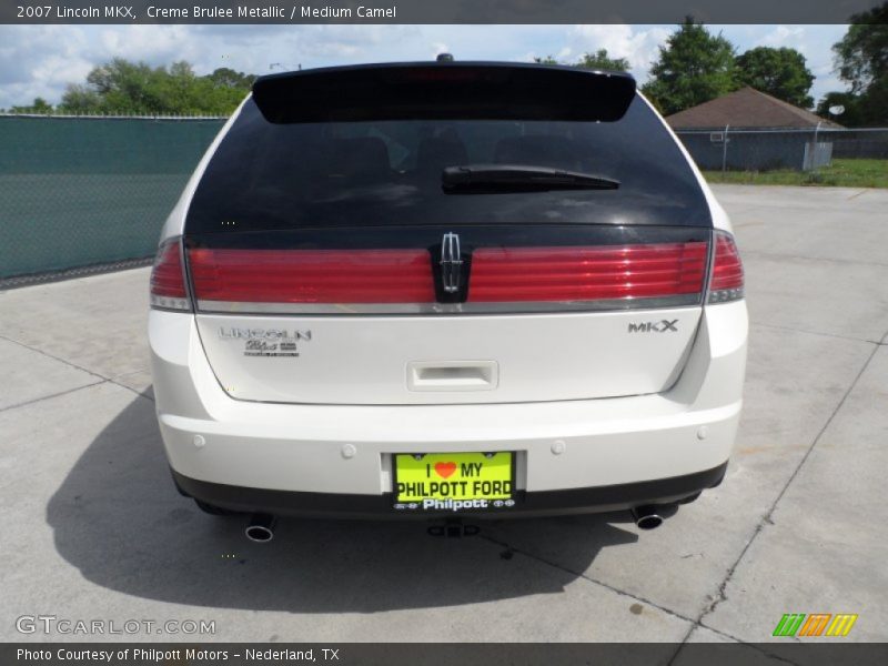 Creme Brulee Metallic / Medium Camel 2007 Lincoln MKX