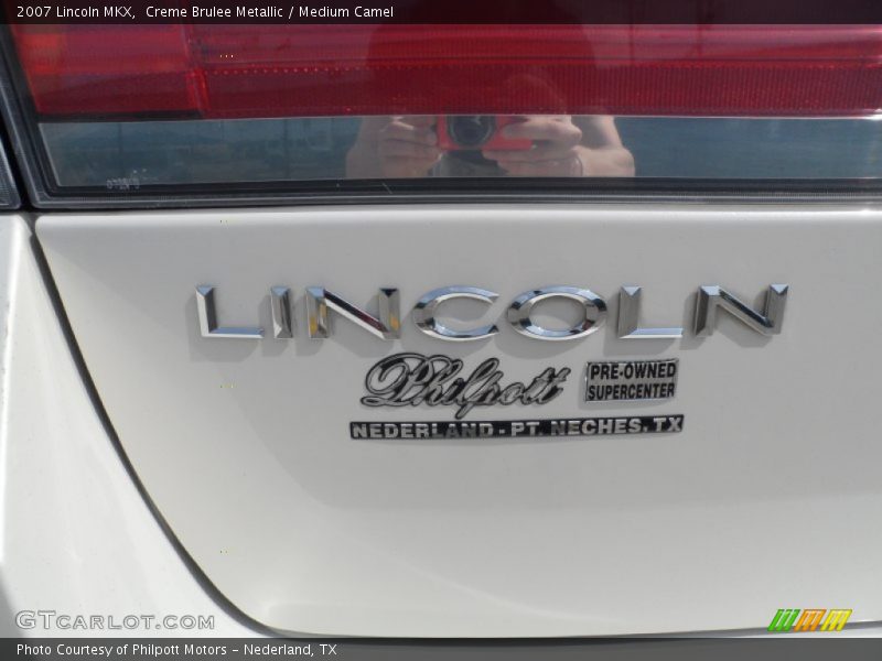 Creme Brulee Metallic / Medium Camel 2007 Lincoln MKX