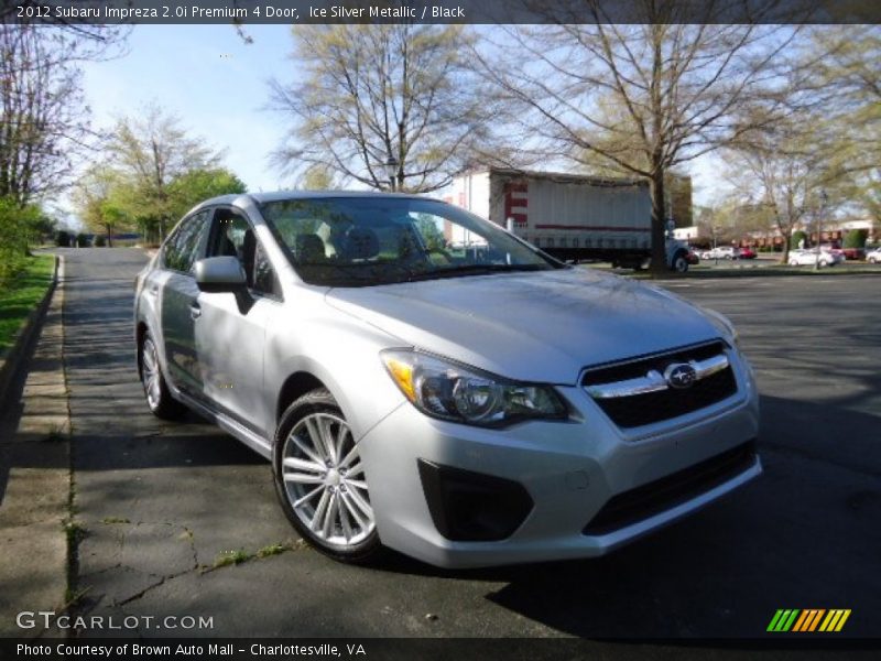 Ice Silver Metallic / Black 2012 Subaru Impreza 2.0i Premium 4 Door