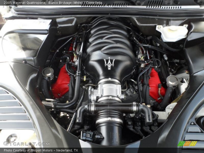 Bianco Birdvage (White) / Cuoio Sella 2005 Maserati Quattroporte