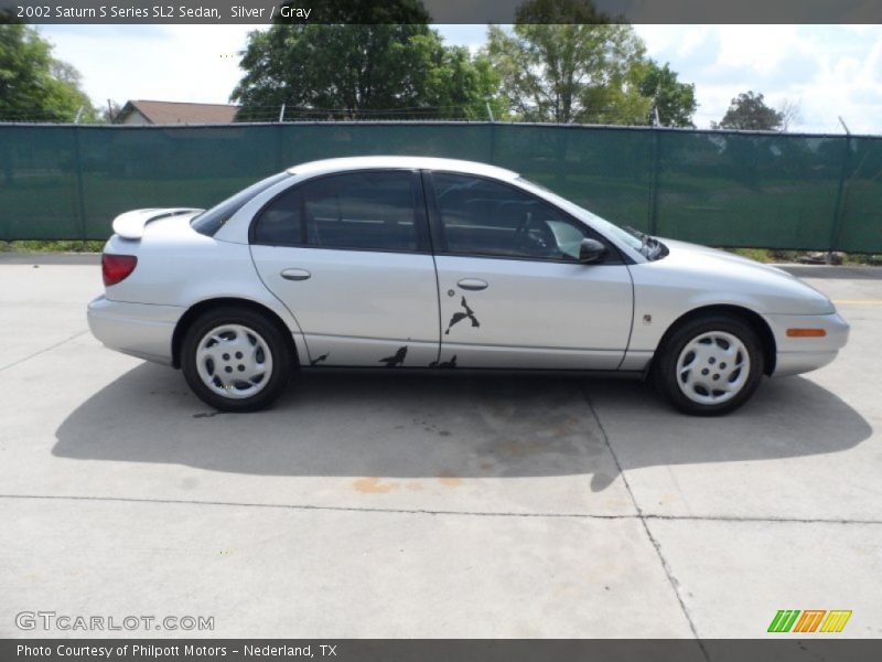 Silver / Gray 2002 Saturn S Series SL2 Sedan