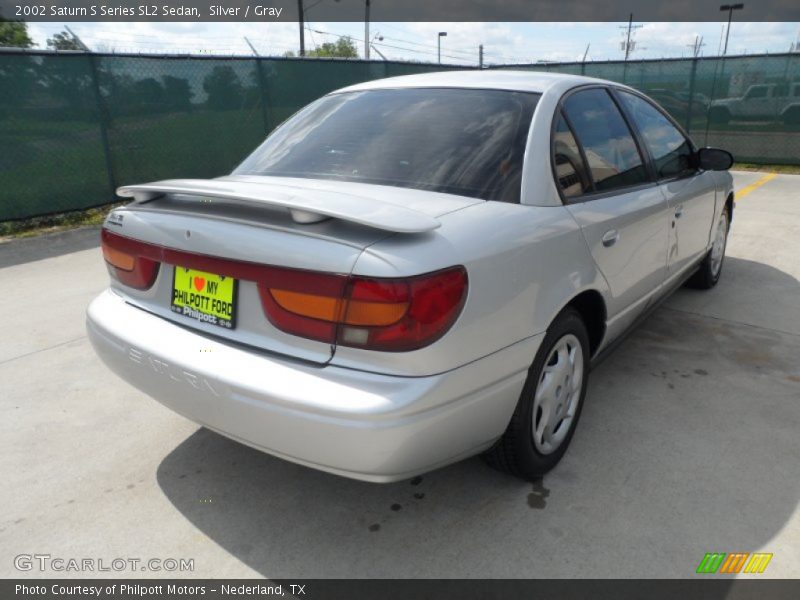 Silver / Gray 2002 Saturn S Series SL2 Sedan