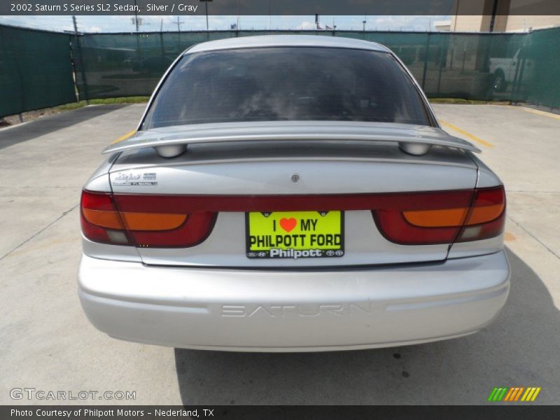 Silver / Gray 2002 Saturn S Series SL2 Sedan