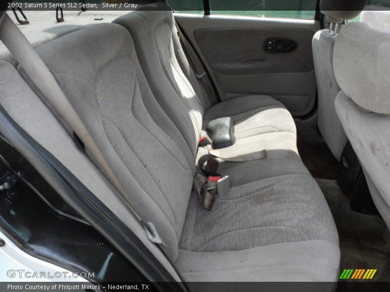 Silver / Gray 2002 Saturn S Series SL2 Sedan