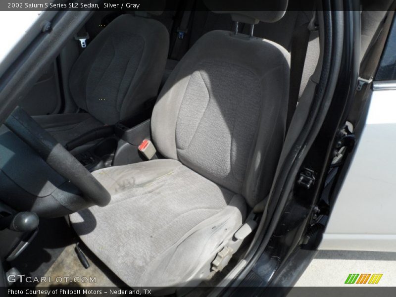 Silver / Gray 2002 Saturn S Series SL2 Sedan