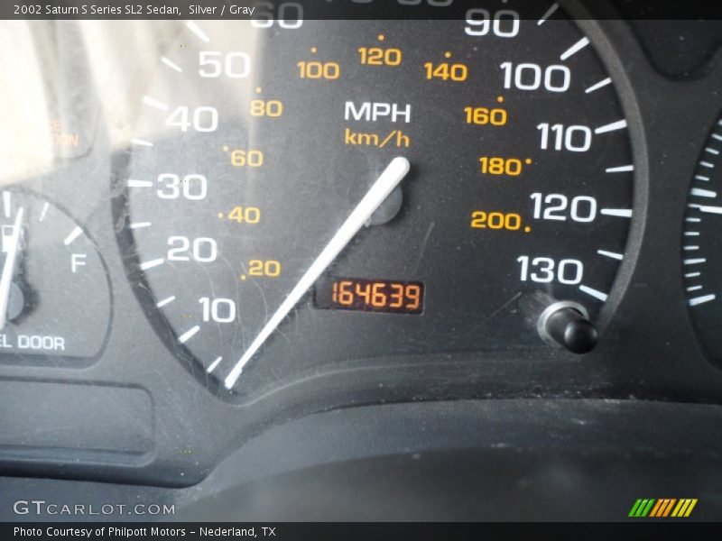 Silver / Gray 2002 Saturn S Series SL2 Sedan