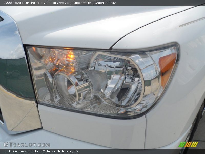 Super White / Graphite Gray 2008 Toyota Tundra Texas Edition CrewMax