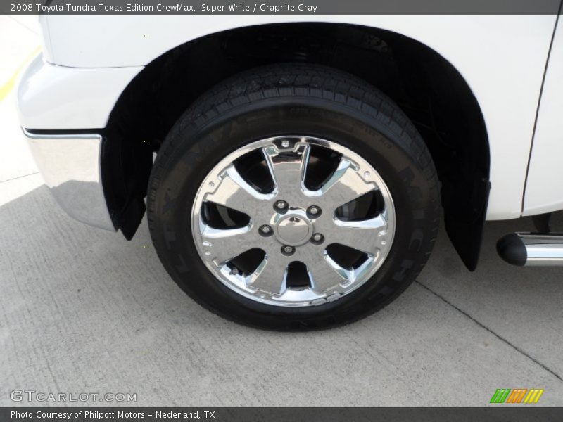 Super White / Graphite Gray 2008 Toyota Tundra Texas Edition CrewMax