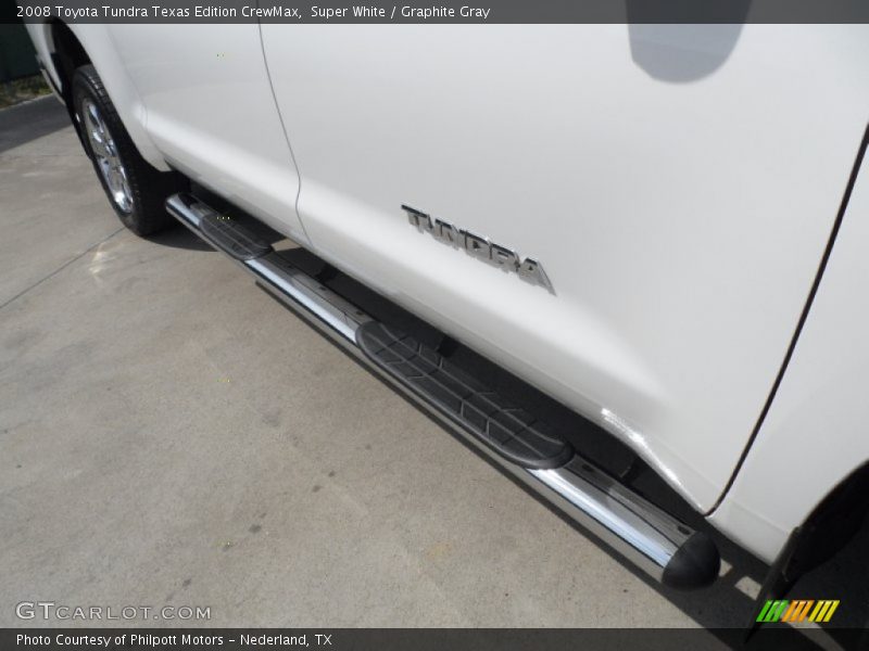 Super White / Graphite Gray 2008 Toyota Tundra Texas Edition CrewMax