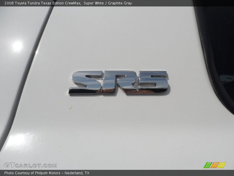 Super White / Graphite Gray 2008 Toyota Tundra Texas Edition CrewMax