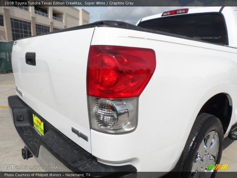 Super White / Graphite Gray 2008 Toyota Tundra Texas Edition CrewMax