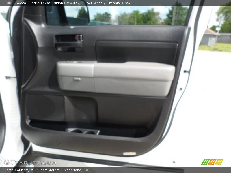 Super White / Graphite Gray 2008 Toyota Tundra Texas Edition CrewMax