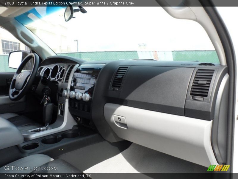 Super White / Graphite Gray 2008 Toyota Tundra Texas Edition CrewMax