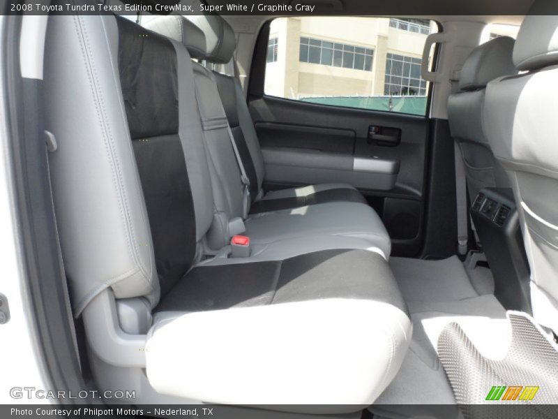 Super White / Graphite Gray 2008 Toyota Tundra Texas Edition CrewMax
