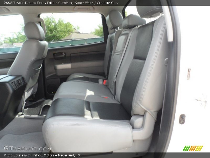 Super White / Graphite Gray 2008 Toyota Tundra Texas Edition CrewMax