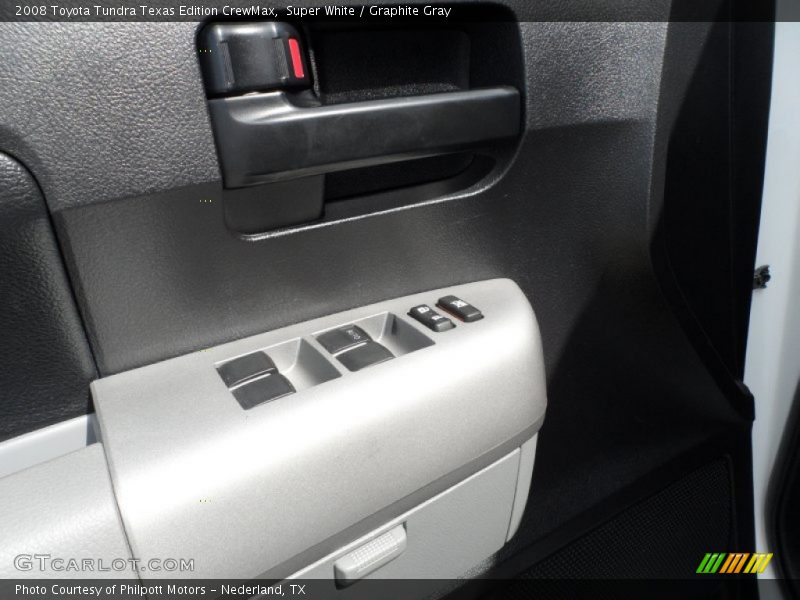 Super White / Graphite Gray 2008 Toyota Tundra Texas Edition CrewMax