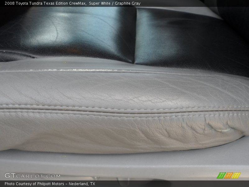 Super White / Graphite Gray 2008 Toyota Tundra Texas Edition CrewMax