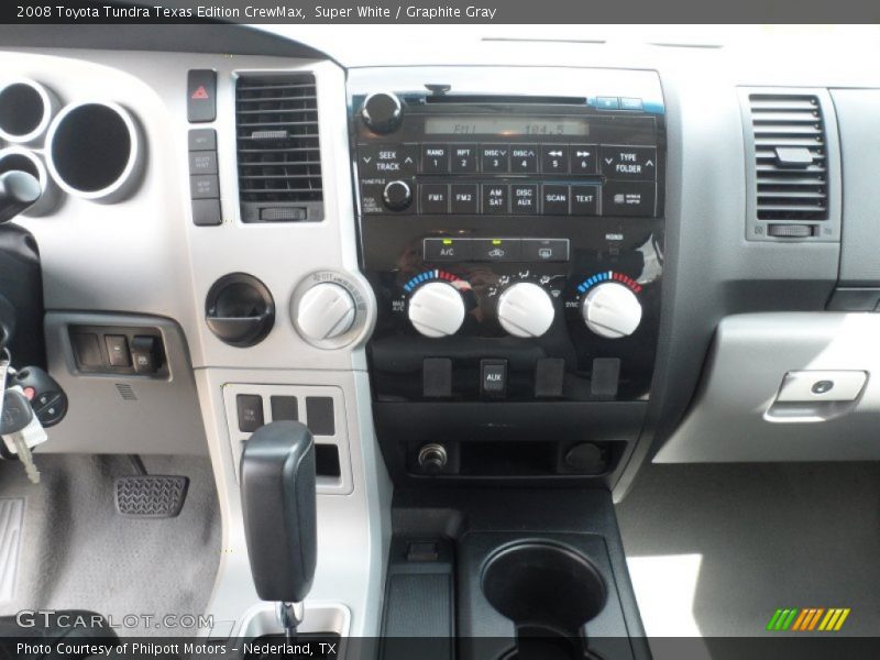 Super White / Graphite Gray 2008 Toyota Tundra Texas Edition CrewMax