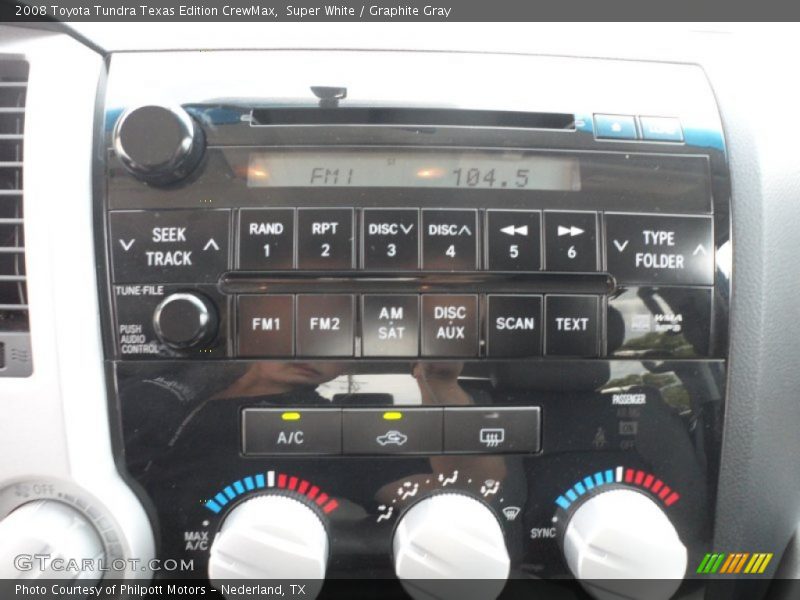 Super White / Graphite Gray 2008 Toyota Tundra Texas Edition CrewMax