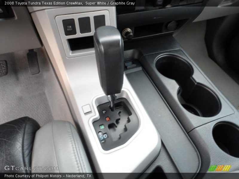 Super White / Graphite Gray 2008 Toyota Tundra Texas Edition CrewMax