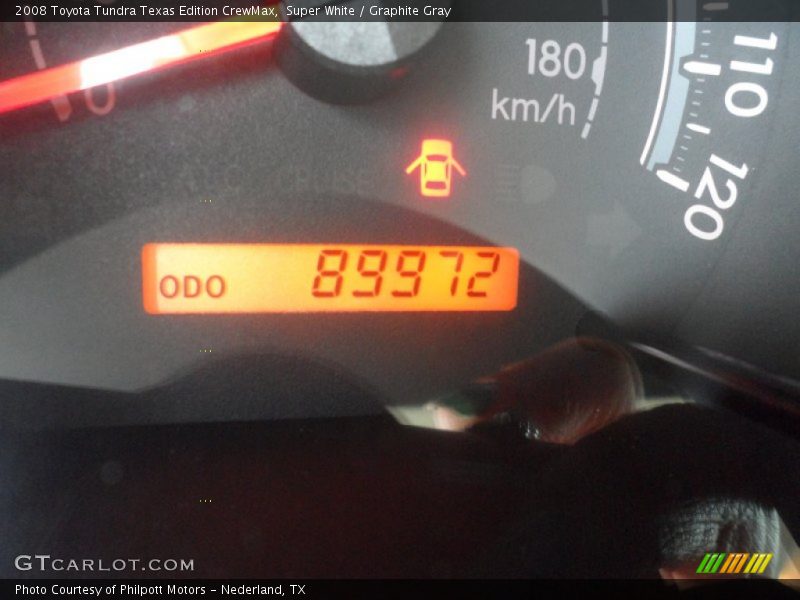 Super White / Graphite Gray 2008 Toyota Tundra Texas Edition CrewMax