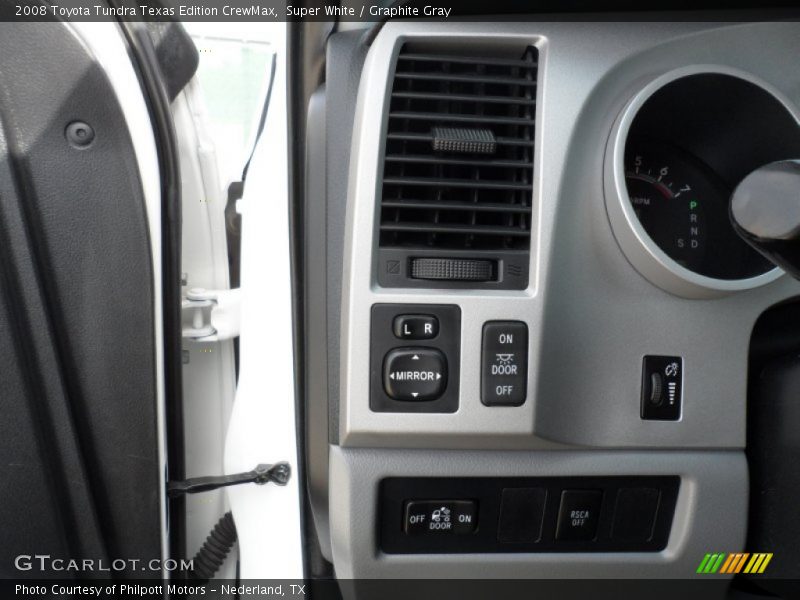 Super White / Graphite Gray 2008 Toyota Tundra Texas Edition CrewMax