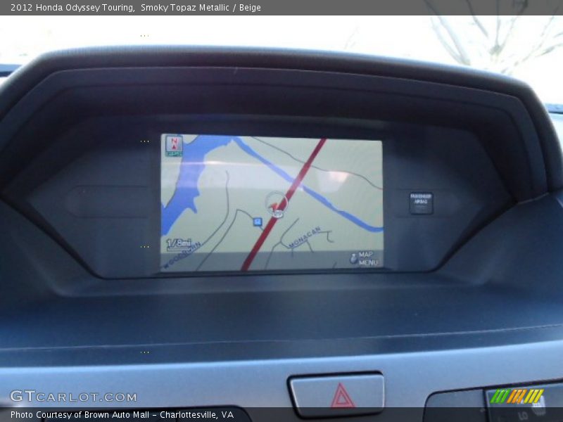 Smoky Topaz Metallic / Beige 2012 Honda Odyssey Touring