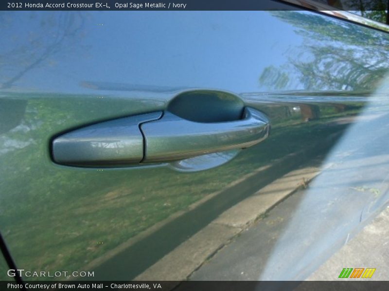 Opal Sage Metallic / Ivory 2012 Honda Accord Crosstour EX-L