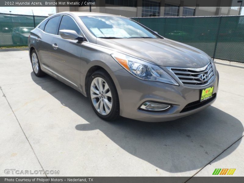 Bronze Mist Metallic / Camel 2012 Hyundai Azera