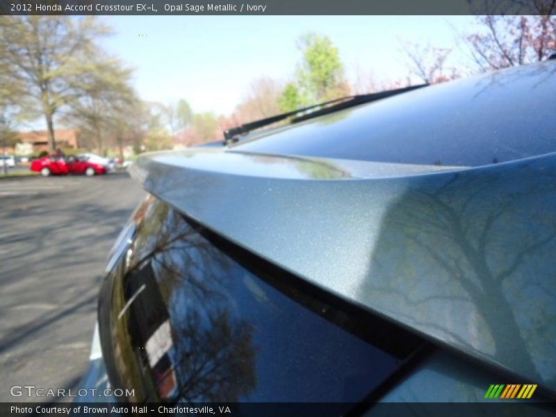 Opal Sage Metallic / Ivory 2012 Honda Accord Crosstour EX-L