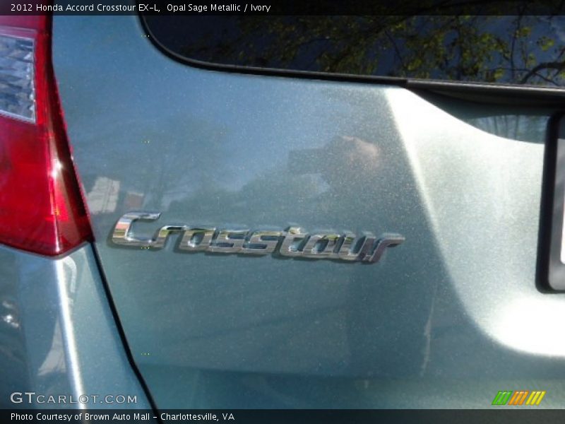 Opal Sage Metallic / Ivory 2012 Honda Accord Crosstour EX-L