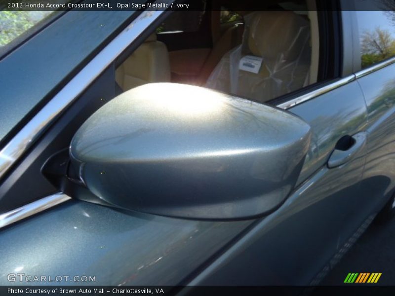 Opal Sage Metallic / Ivory 2012 Honda Accord Crosstour EX-L