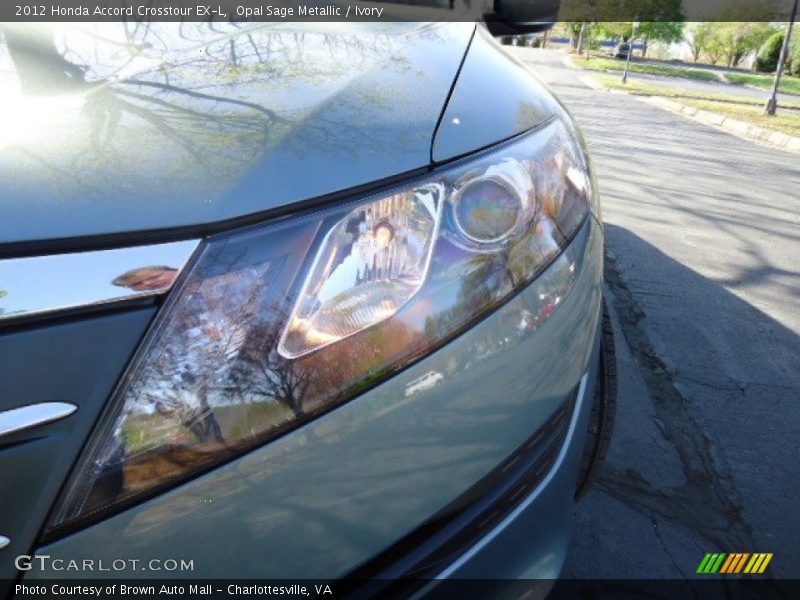 Opal Sage Metallic / Ivory 2012 Honda Accord Crosstour EX-L