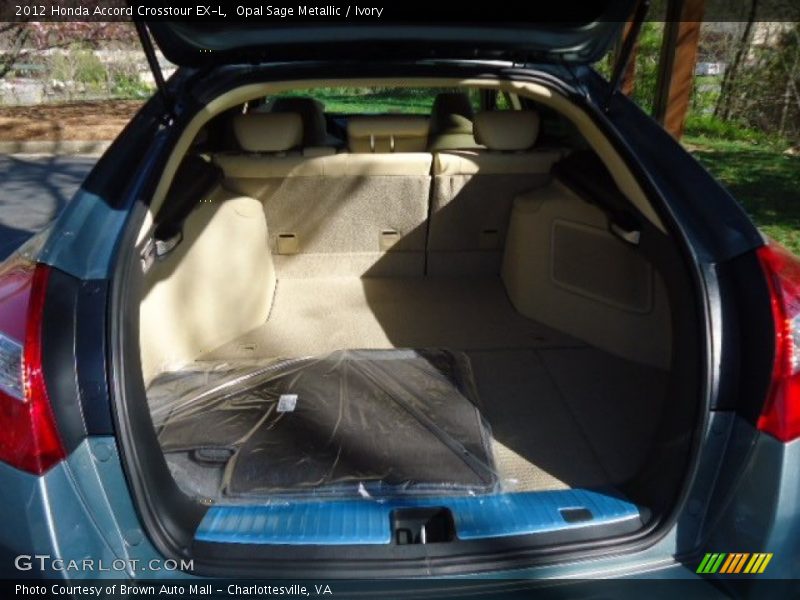 Opal Sage Metallic / Ivory 2012 Honda Accord Crosstour EX-L