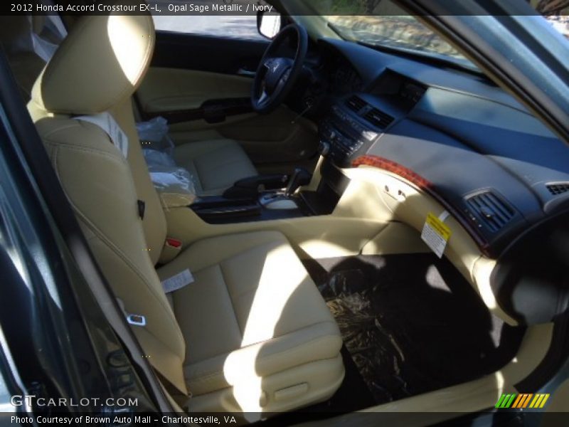 Opal Sage Metallic / Ivory 2012 Honda Accord Crosstour EX-L