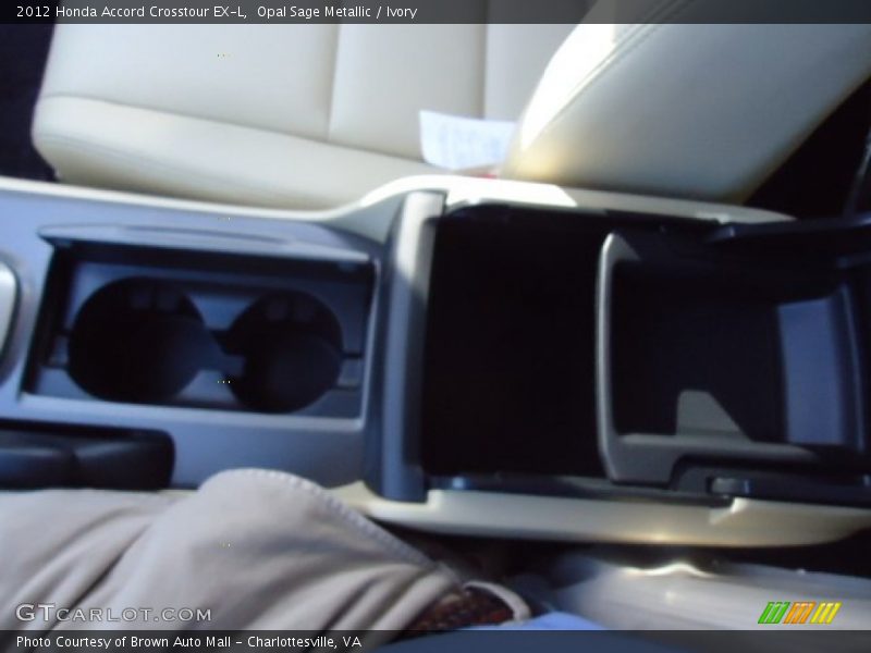 Opal Sage Metallic / Ivory 2012 Honda Accord Crosstour EX-L