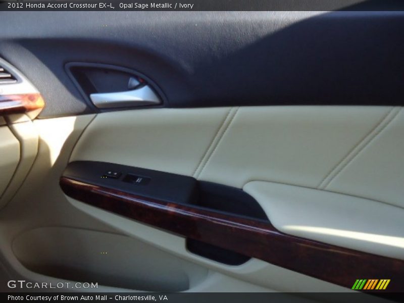 Opal Sage Metallic / Ivory 2012 Honda Accord Crosstour EX-L
