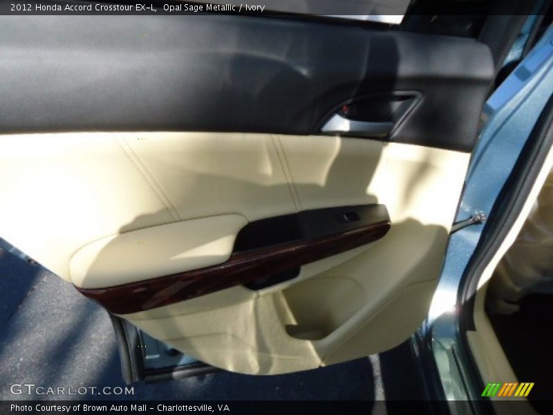 Opal Sage Metallic / Ivory 2012 Honda Accord Crosstour EX-L