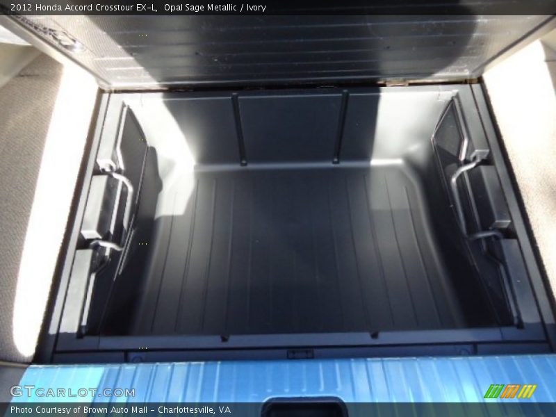 Opal Sage Metallic / Ivory 2012 Honda Accord Crosstour EX-L