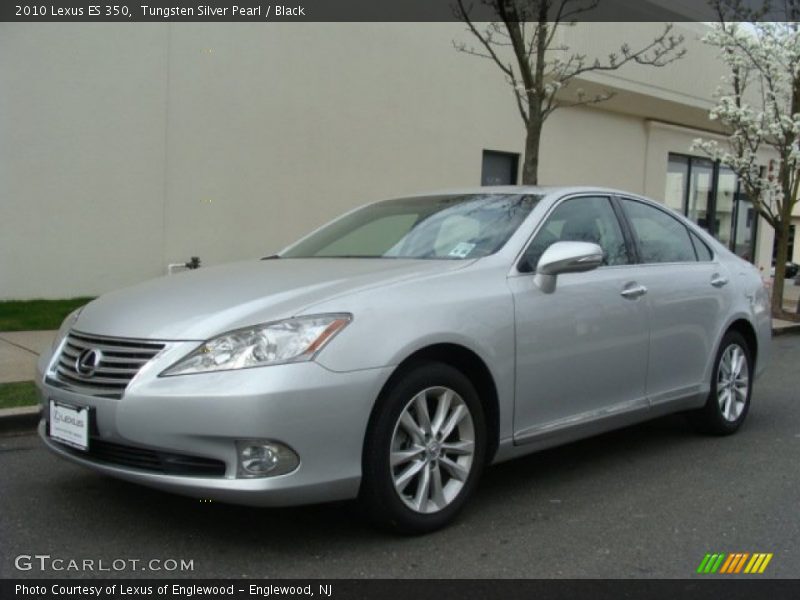 Tungsten Silver Pearl / Black 2010 Lexus ES 350